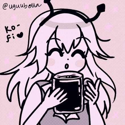 Ko-fi Doodle ♥ Eri!